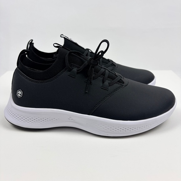 Timberland PRO Shoes - Timberland PRO Women’s Black Low-Profile Work Sneakers with White Midsole
